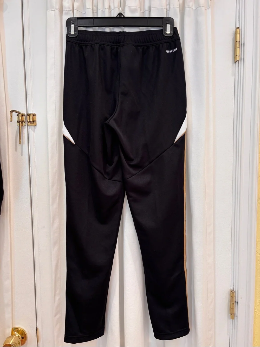 adidas Black and Gold Athletic Track Jacket & Pants
